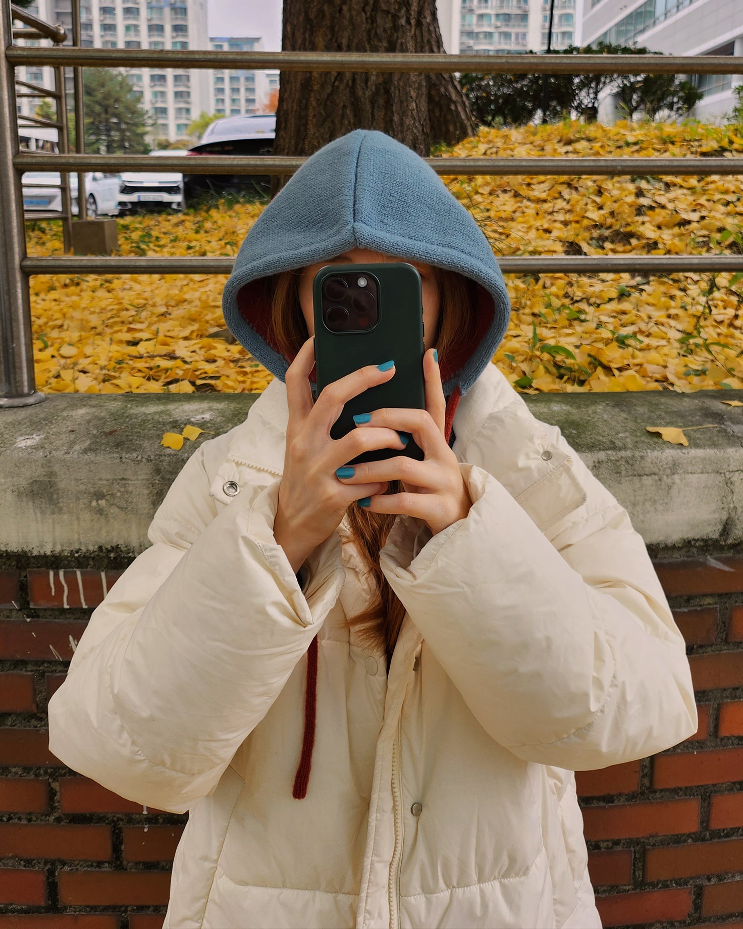 90's flower color balaclava