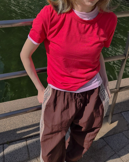 basic color rayon T (1pcs)