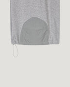 sweat nylon switch balloon half pants