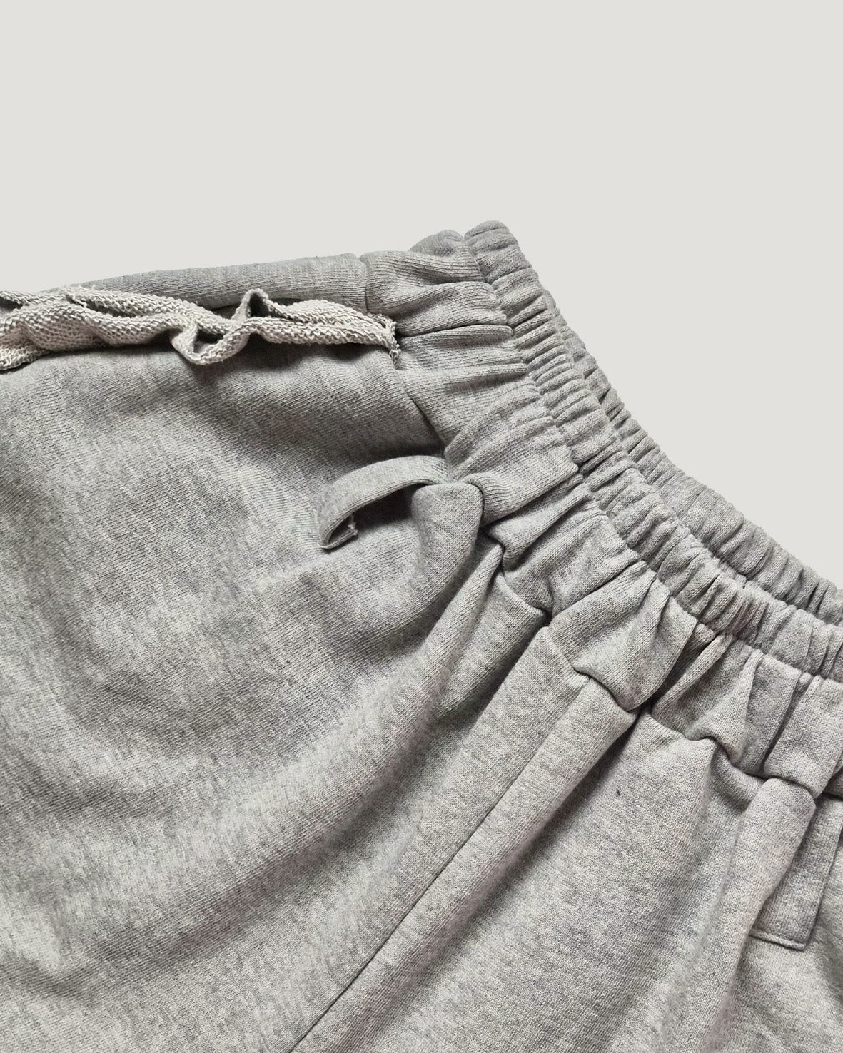 side frill sweat pants