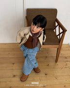 【BANANAJ】frill denim pants