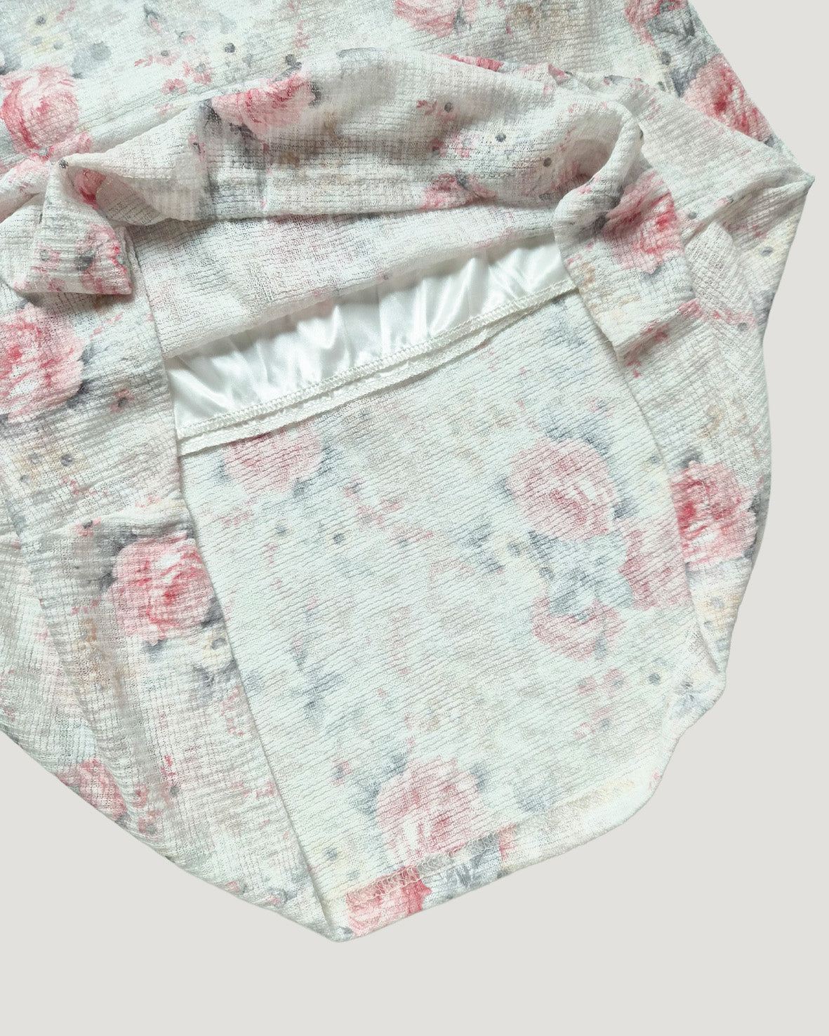 blurred rose long skirt