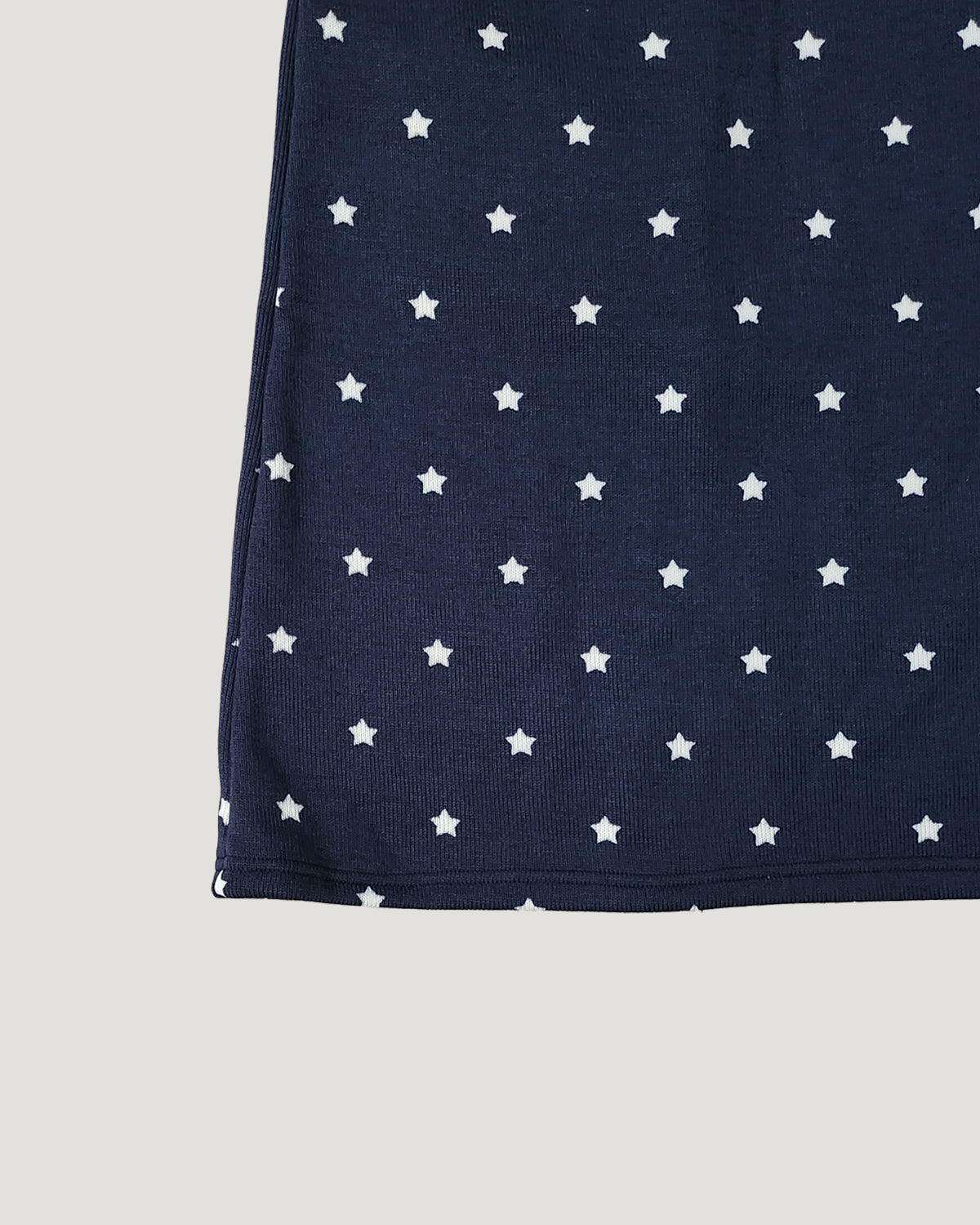 star pattern knit long skirt
