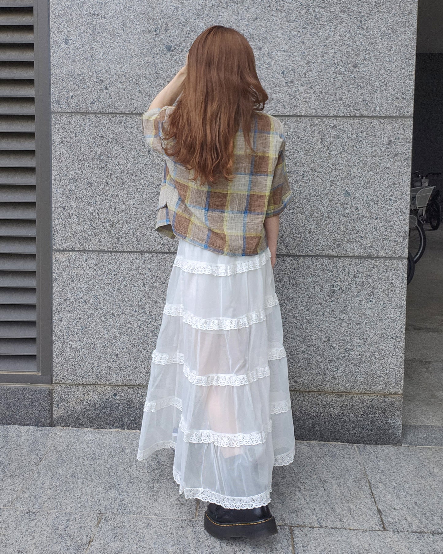 tired mesh skirt
