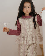 【OREN】groot quilted vest SET UP