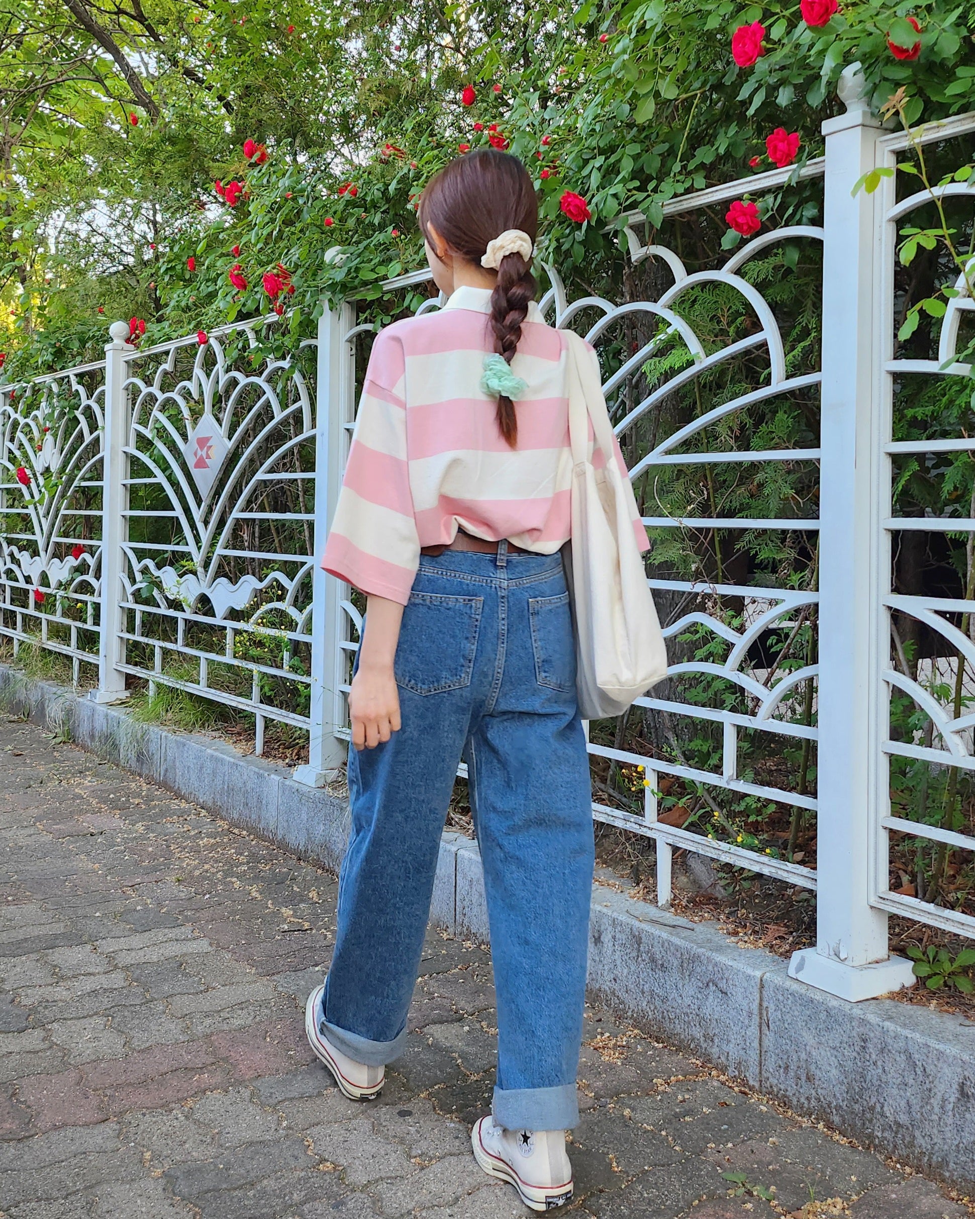 stripe rugger T
