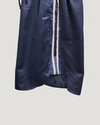 track satin bermuda pants