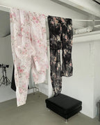 flower sheer leg warmers
