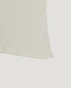lace point flower punching mini dress