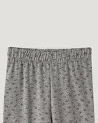 flower button point capri leggings
