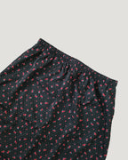 flower lace point midi skirt