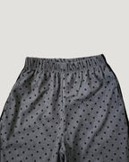 dot side line light corduroy pants