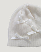 ribbon knit beanie