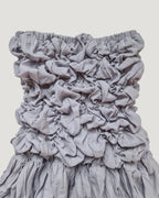 shirring popcorn skirt