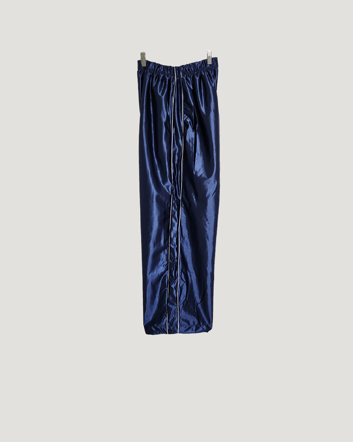 glossy line jogger pants