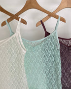 lace sheer camisole