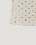 flower waffle sleeve less top