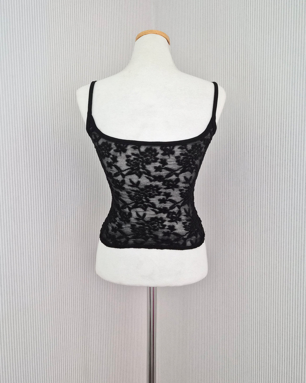 lace sheer garter bustier