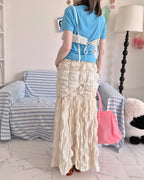 luna lace short bustier