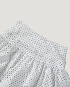 dot frill balloon mini skirt