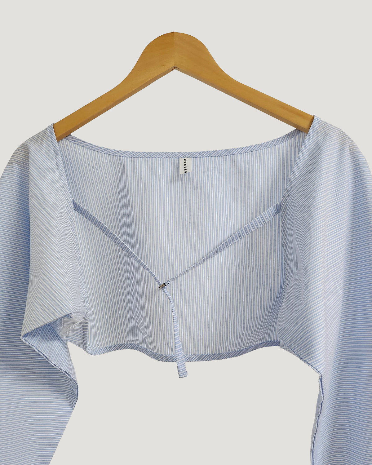 stripe shirt bolero