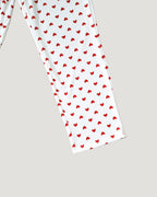 heart pattern pajamas (2点セット)