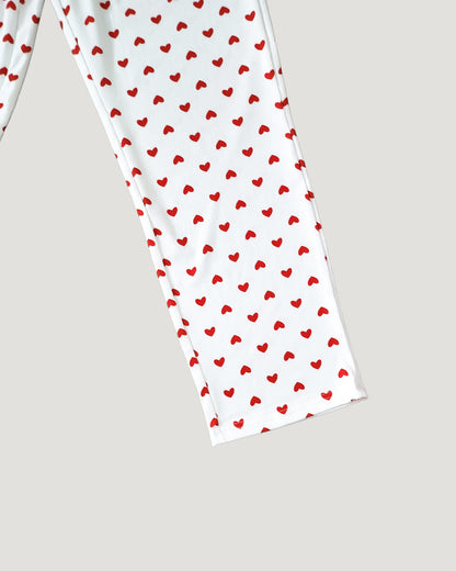 heart pattern pajamas (2点セット)