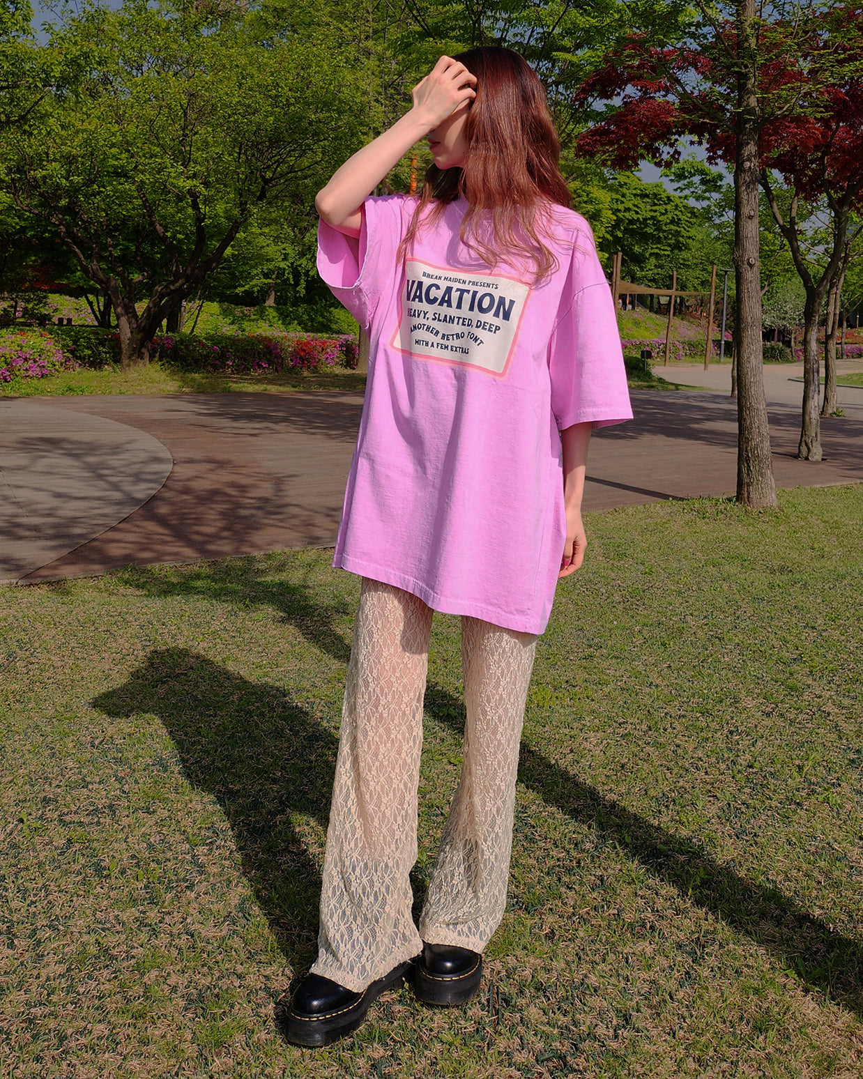 vacation box logo oversize T