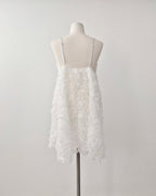 rose motif volume tunic