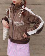 velvet track jacket