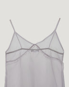 sheer frill camisole dress
