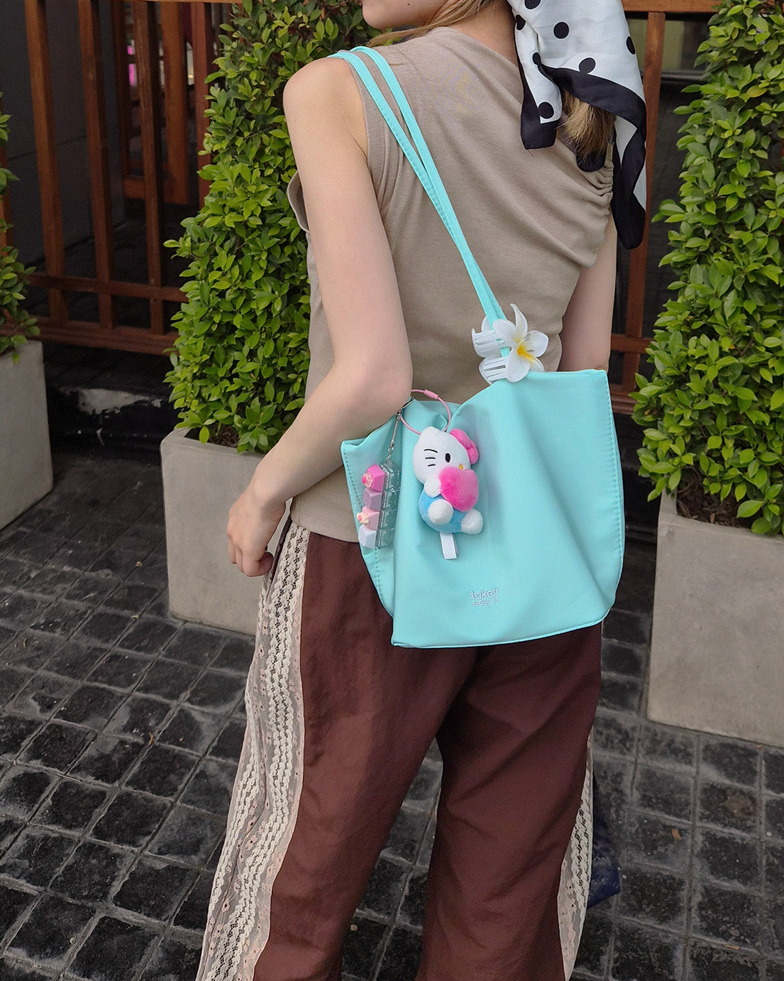 flower motif camisole