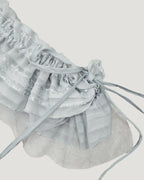 lace frill layered belt