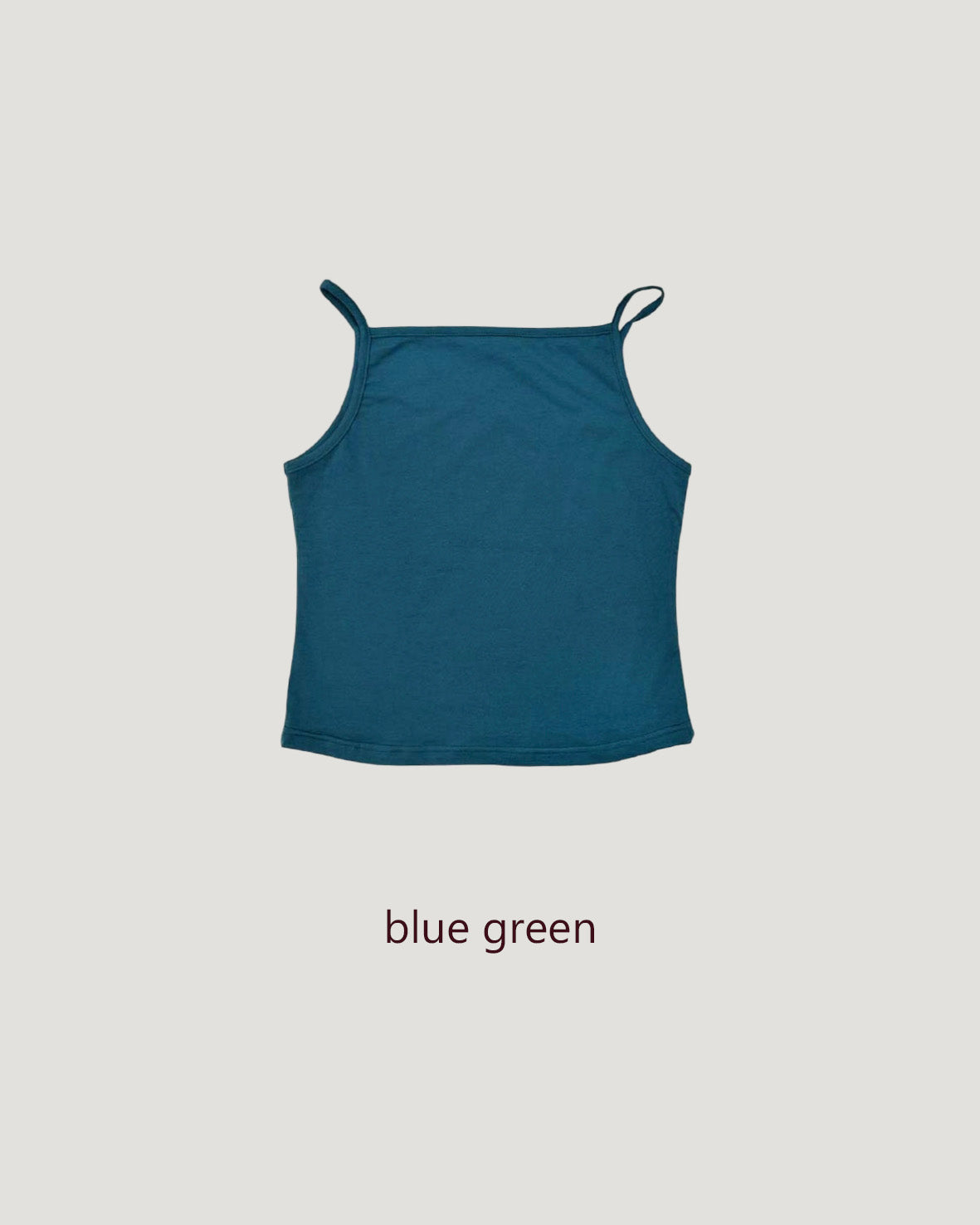 square neck basic color camisole
