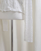 crochet like lace shirt
