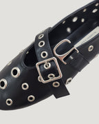 studs mary jane flat shoes