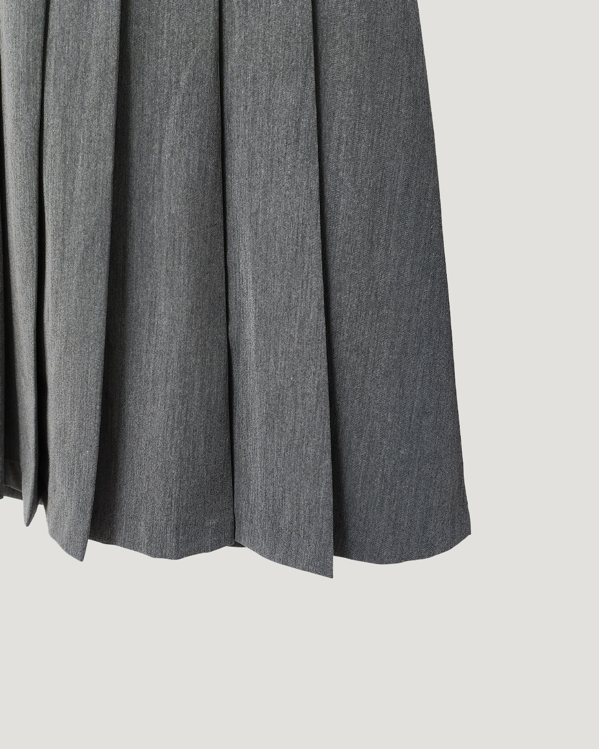 waist frill pleats middle skirt