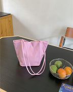 happy color glossy shoulder bag