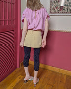volume balloon sleeveless nylon top
