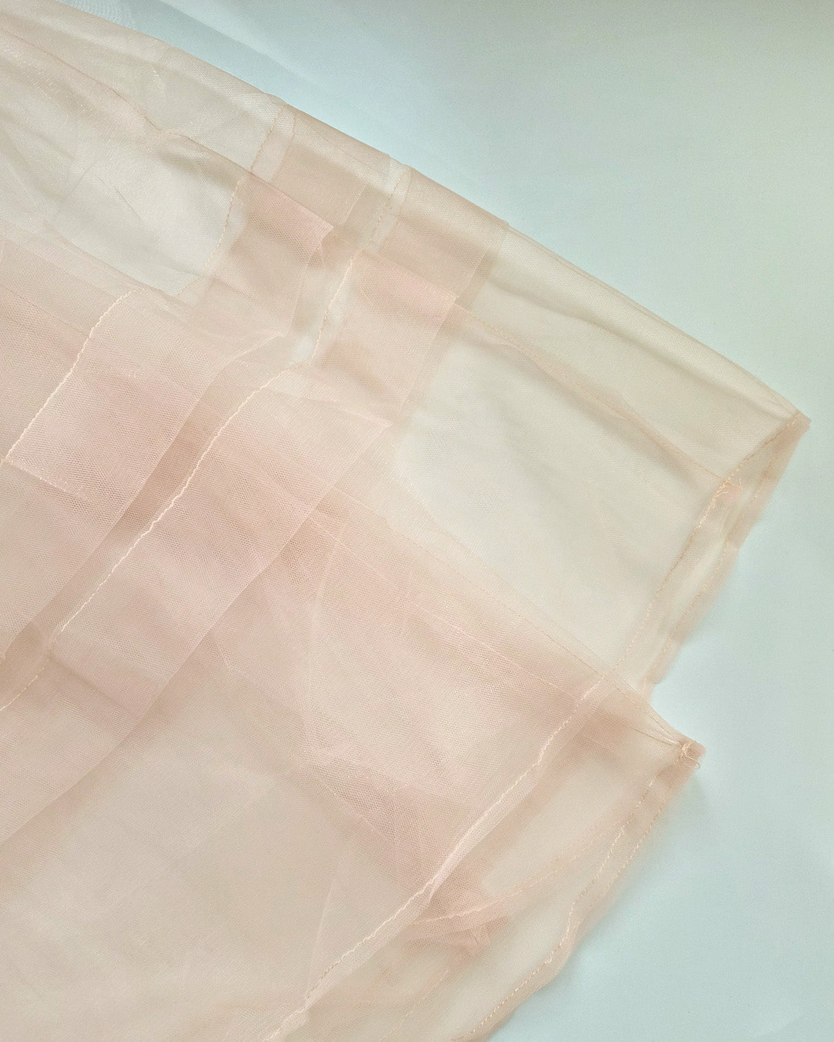 sheer layered waist frill tulle dress