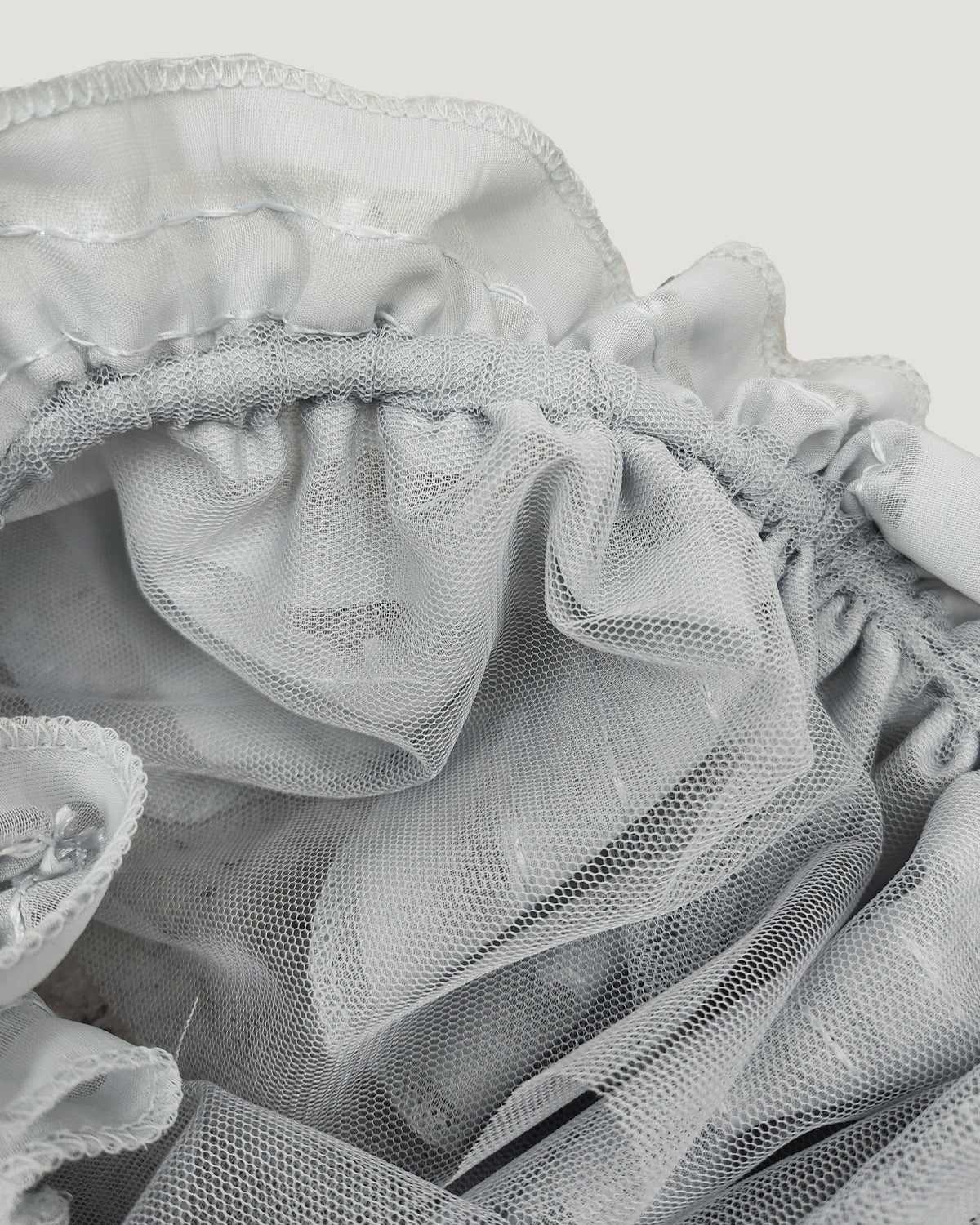 lace frill layered belt