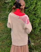 damage chunky knit
