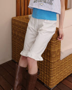 frill half pants