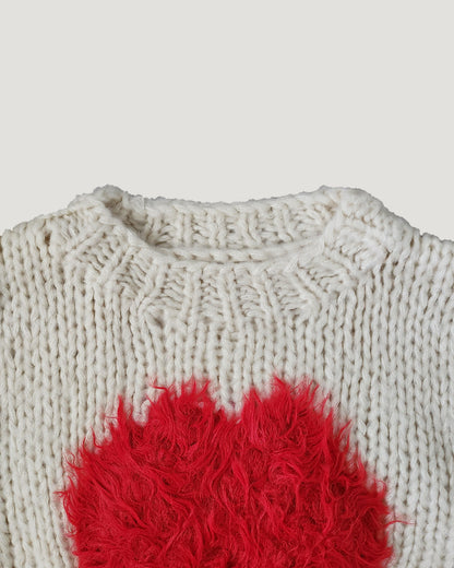 fur hart volume handmade knit