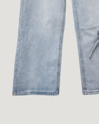 ribbon denim pants