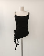 ruffle asymmetry camisole