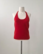 wool halter neck bustier