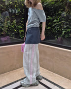 layered wrap skirt