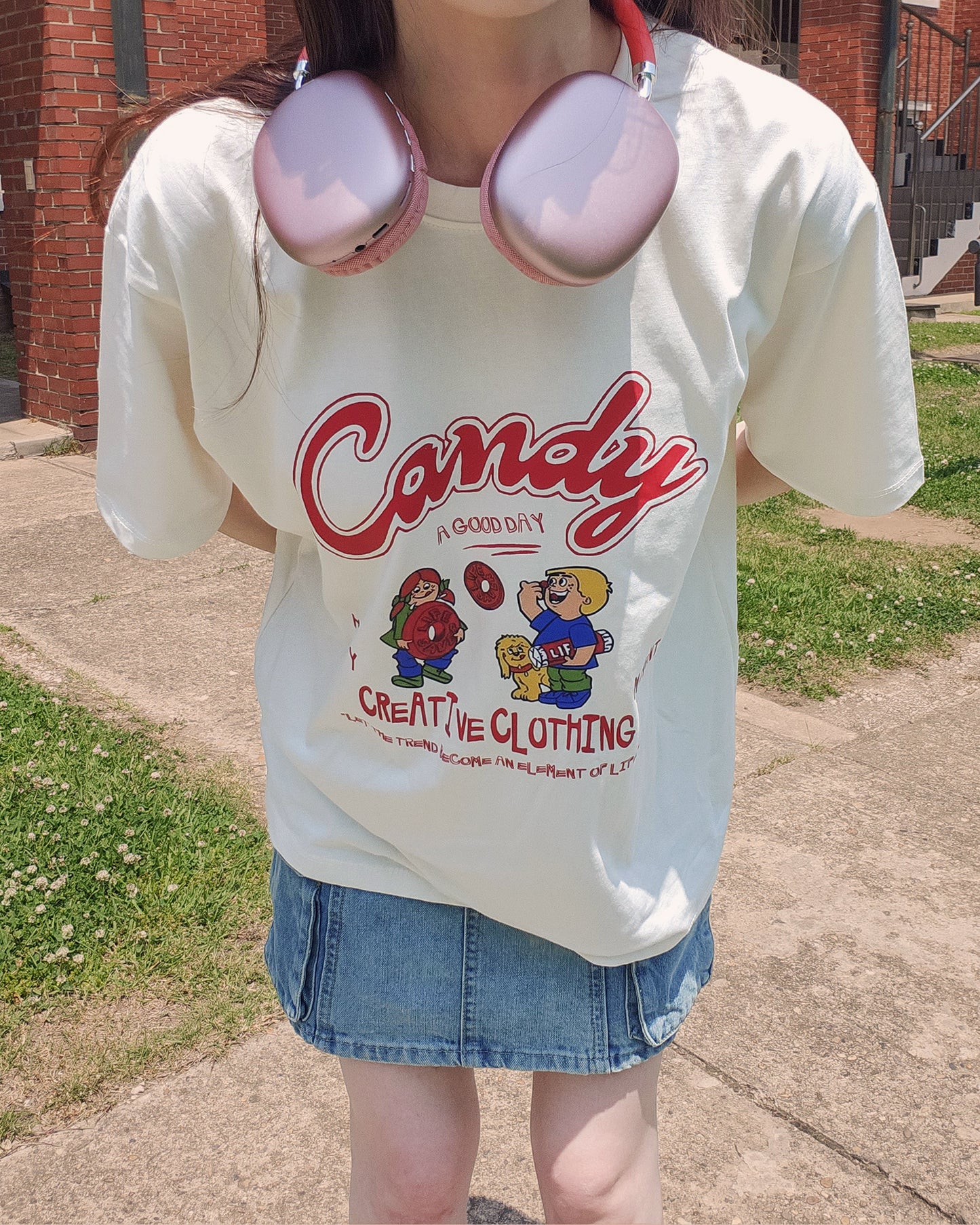 candy print T