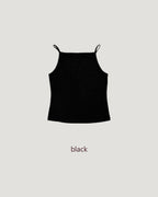 square neck basic color camisole